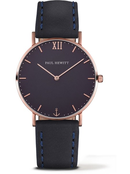 Paul Hewitt PH-SA-RSTB11S γυναικείο ρολόι, με λουράκι real leather