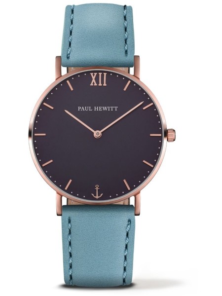 Paul Hewitt PH-SA-RSTB23S ladies' watch, real leather strap
