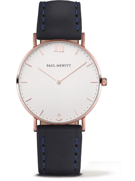 Paul Hewitt PH-SA-RSTW11S Relógio para mulher, pulseira de cuero real