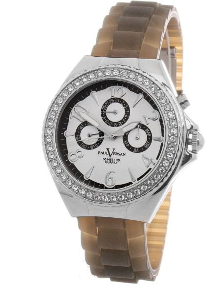 Paul Versan PV4042 γυναικείο ρολόι, με λουράκι rubber