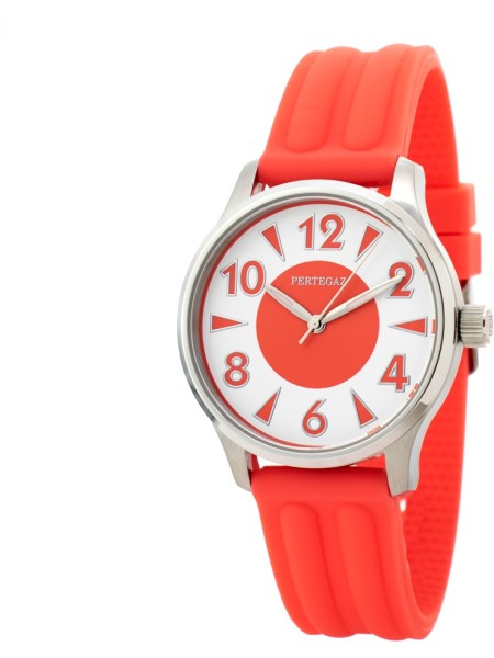 Pertegaz P70445-R γυναικείο ρολόι, με λουράκι rubber