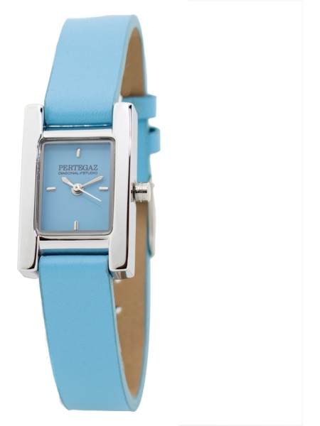 Pertegaz PDS-014-A ladies' watch, real leather strap