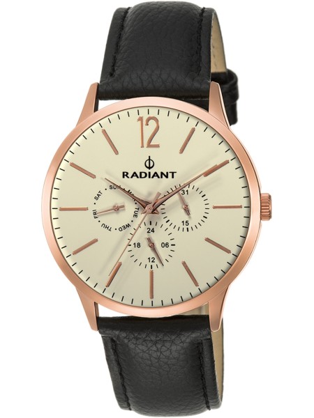 Radiant RA415605 men's watch, real leather strap