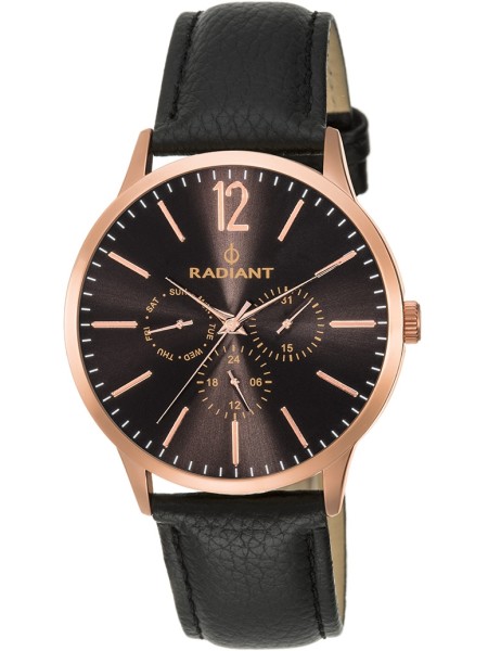 Radiant RA415607 men's watch, real leather strap