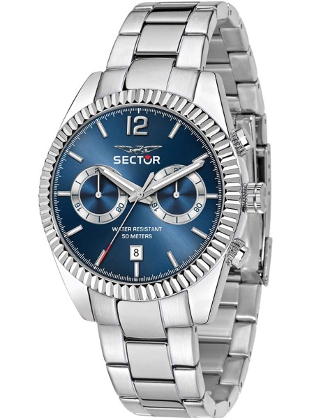 Sector Series 240 Dual Time R3253240006 men's watch, acier inoxydable strap