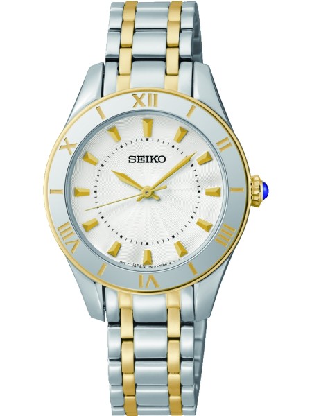 Seiko SRZ432P1 Relógio para mulher, pulseira de acero inoxidable