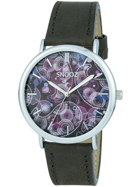 Snooz SAA1041-79 Relógio para mulher, pulseira de cuero real