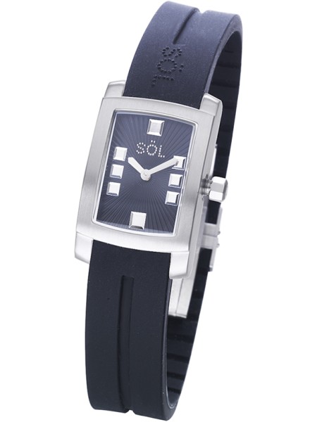 Sol 10011/2 dámské hodinky, pásek rubber