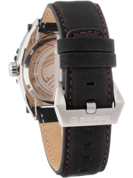Timberland 13321JSTB02AZ men's watch, cuir véritable strap