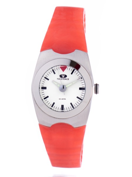 Time Force TF1110L-03 Relógio para mulher, pulseira de caucho