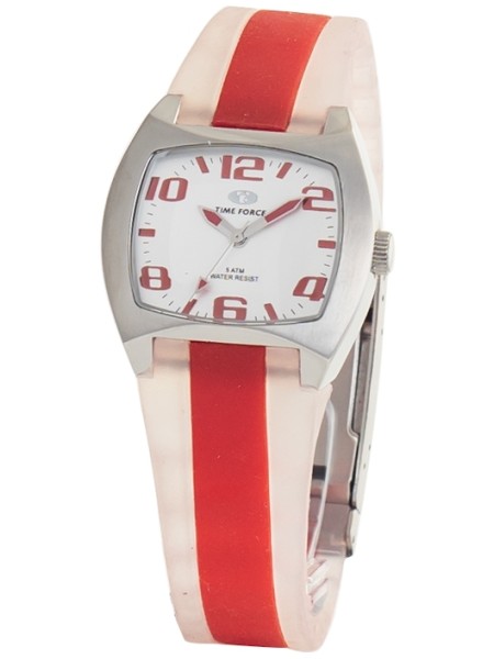Time Force TF2253L-06 ladies' watch, rubber strap
