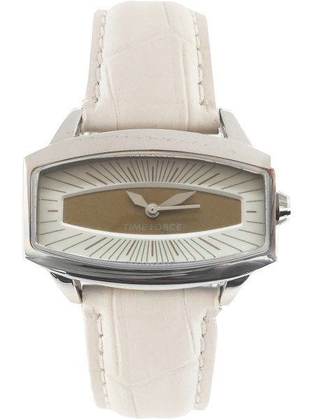Time Force TF2996L04 Relógio para mulher, pulseira de cuero real