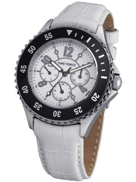 Time Force TF3300L02 ladies' watch, real leather strap