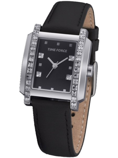 Time Force TF3394L01 damklocka, äkta läder armband