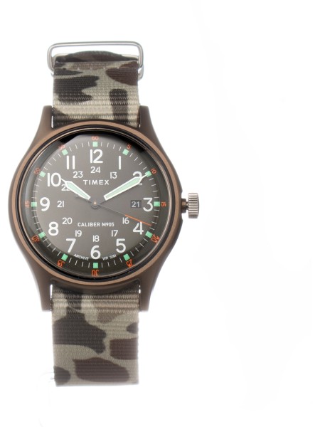 Timex TW2V12500LG herrklocka, nylon armband