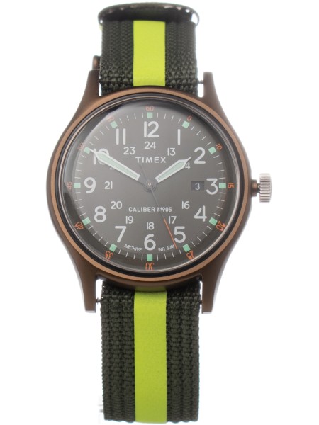 Timex TW2V12800LG herrklocka, nylon armband