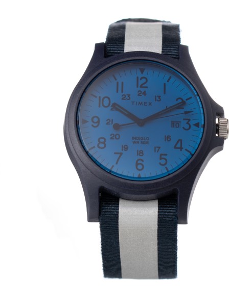Timex TW2V13800LG Reloj para hombre, correa de nylon