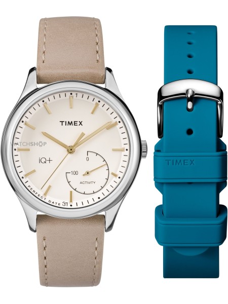 Timex TWG013500 γυναικείο ρολόι, με λουράκι real leather