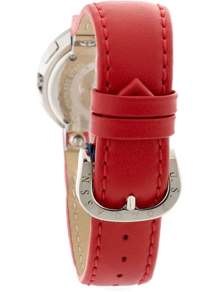 U.s. Polo Assn. USP9002SL-L montre pour homme, cuir véritable sangle