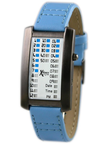Xtress XDA1030B Relógio para mulher, pulseira de cuero real