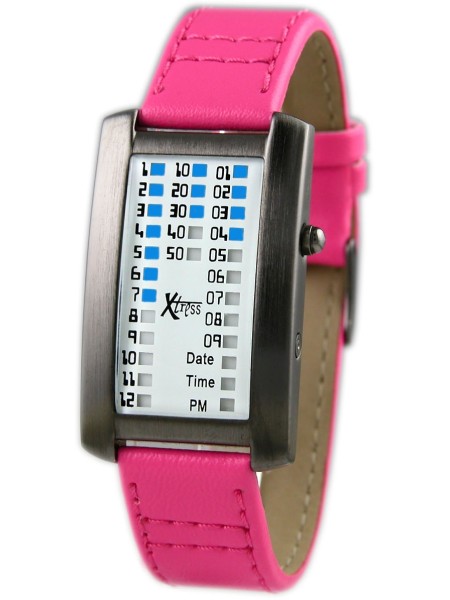 Xtress XDA1030F ladies' watch, real leather strap