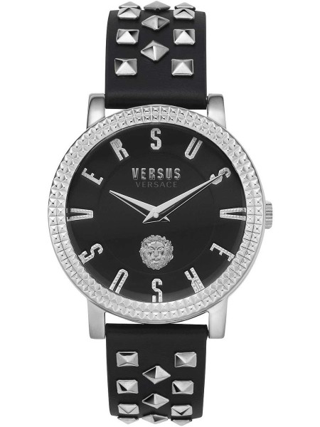 Versus by Versace VSPEU0119 Relógio para mulher, pulseira de cuero real