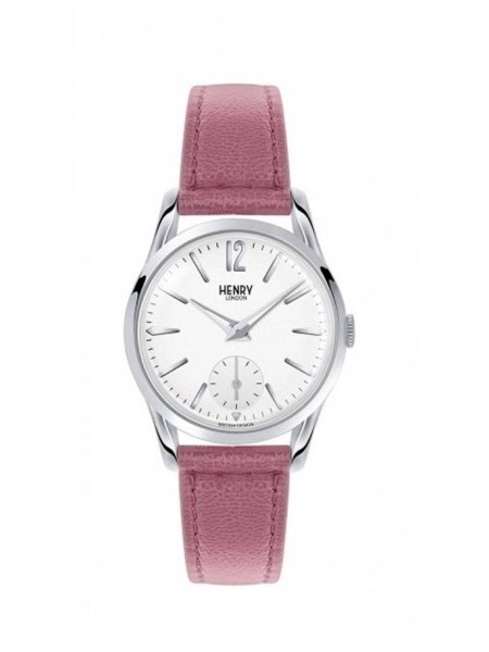 Henry London HL30-US-0059 ladies' watch, real leather strap