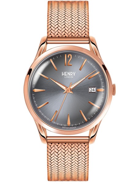 Henry London HL39-M-0118 moterų laikrodis, stainless steel dirželis