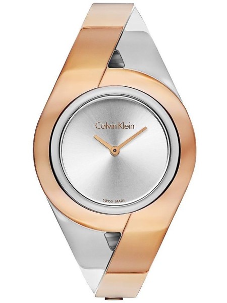 Calvin Klein K8E2S1Z6 Relógio para mulher, pulseira de acero inoxidable