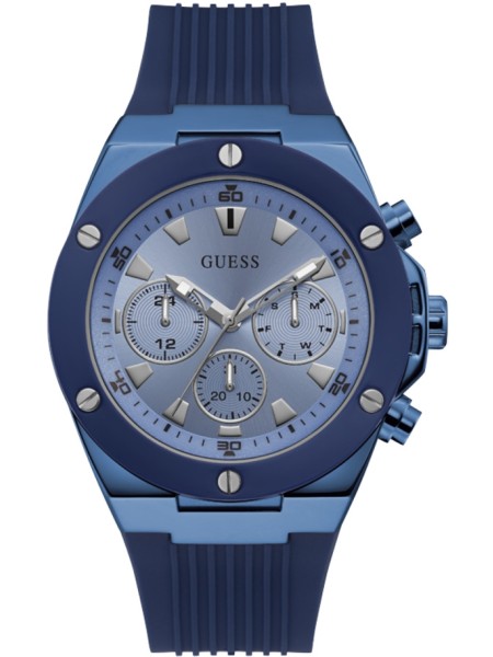 Guess GW0057G3 Herrenuhr, silicone Armband