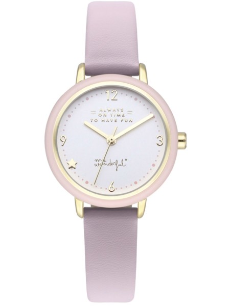 Mr Wonderful WR25100 ladies' watch, synthetic leather strap