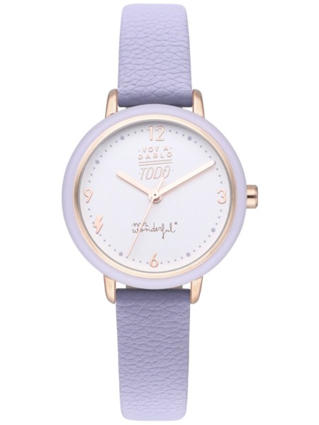 Mr Wonderful WR25300 ladies' watch, synthetic leather strap