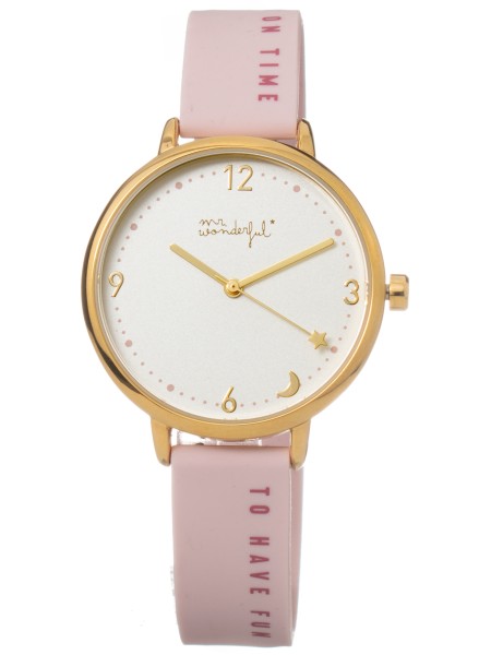 Mr Wonderful WR40100 ladies' watch, synthetic leather strap
