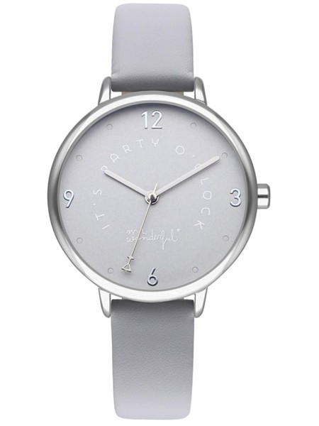 Mr Wonderful WR50400 Relógio para mulher, pulseira de cuero sintético