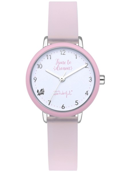 Mr Wonderful WR65100 ladies' watch, synthetic leather strap