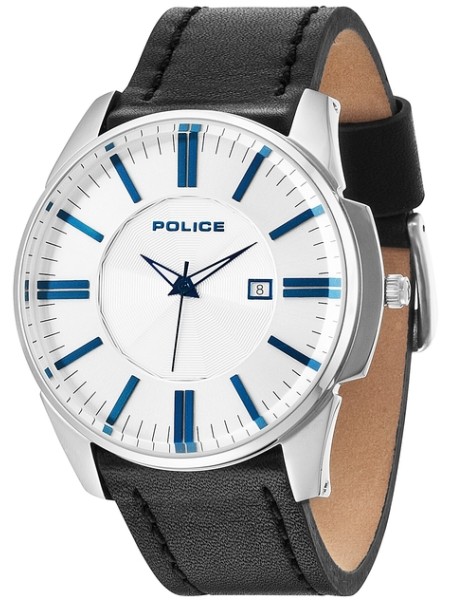 Police R1451264002 men's watch, real leather strap