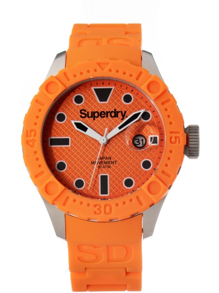 Superdry SYG140O men's watch, silicone strap