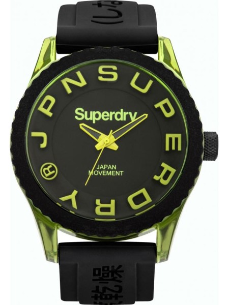 Superdry SYG145BY men's watch, caoutchouc strap