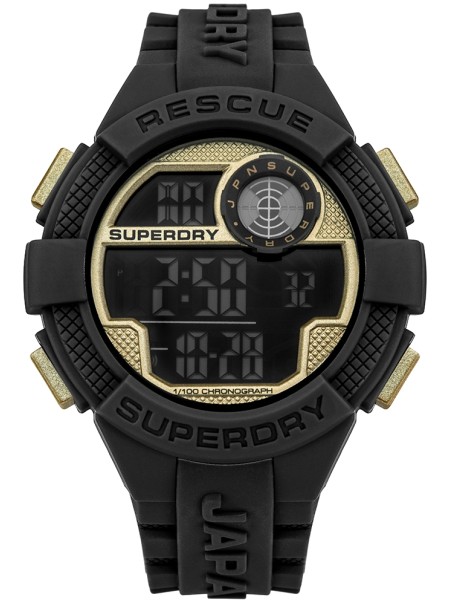 Superdry SYG193BG men's watch, silicone strap