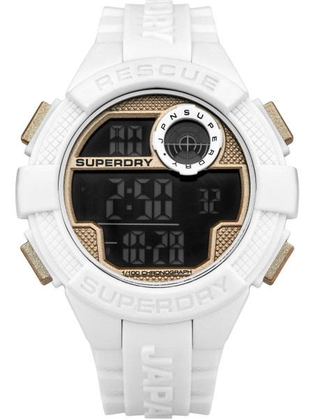 Superdry SYG193WRG men's watch, silicone strap