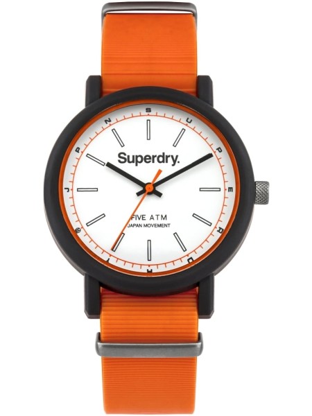 Superdry SYG197O men's watch, caoutchouc strap