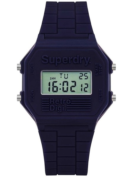 Superdry SYG201U montre pour homme, silicone sangle