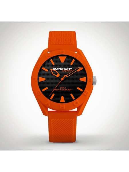 Superdry SYG243O men's watch, rubber strap