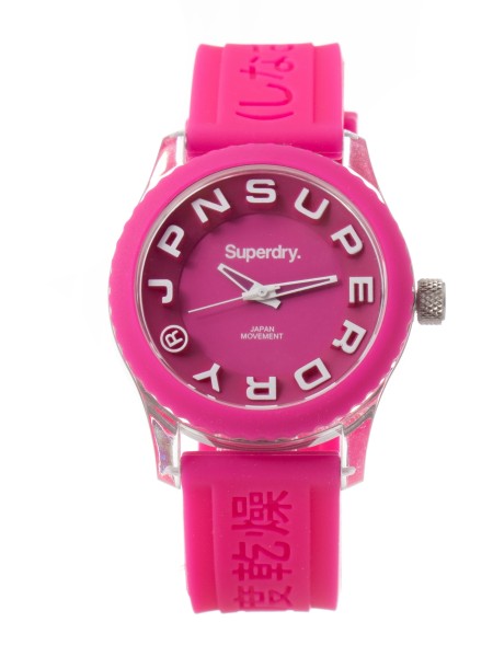 Superdry SYL146P moterų laikrodis, silicone dirželis