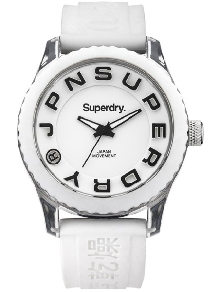 Superdry SYL146W moterų laikrodis, silicone dirželis