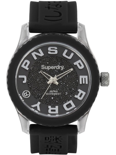 Superdry SYL174B dámske hodinky, remienok silicone