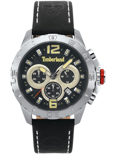 Timberland 15356JS02 men's watch, real leather strap