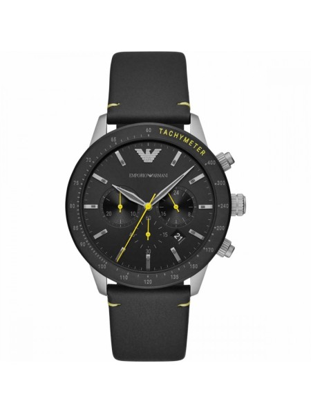 Emporio Armani AR11325 men's watch, real leather strap