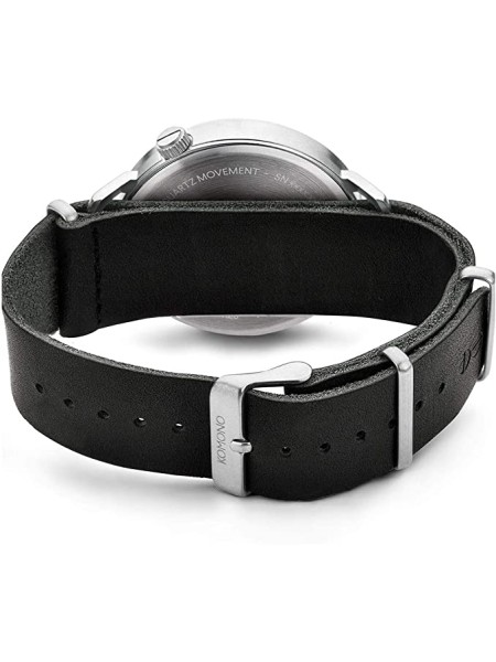 Komono KOM-W1953 men's watch, real leather strap