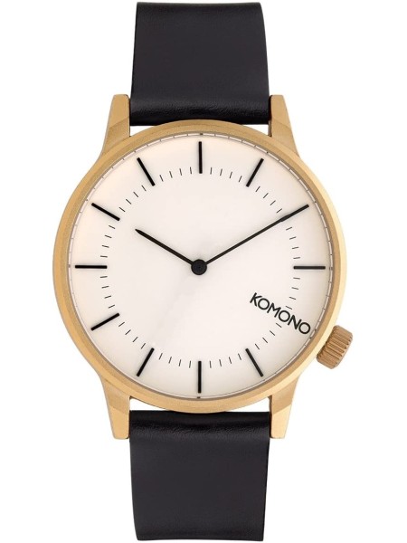 Komono KOM-W2270 Relógio para mulher, pulseira de cuero real